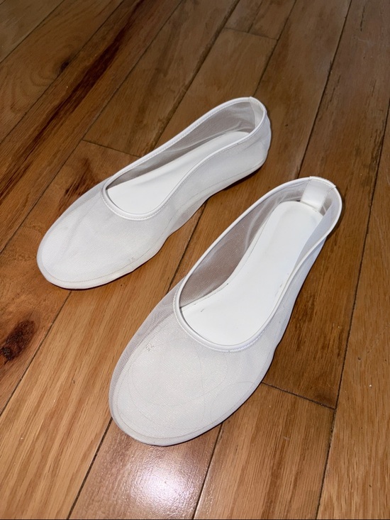 Steve Madden Shoes - White mesh ballet flats dear Frances inspired